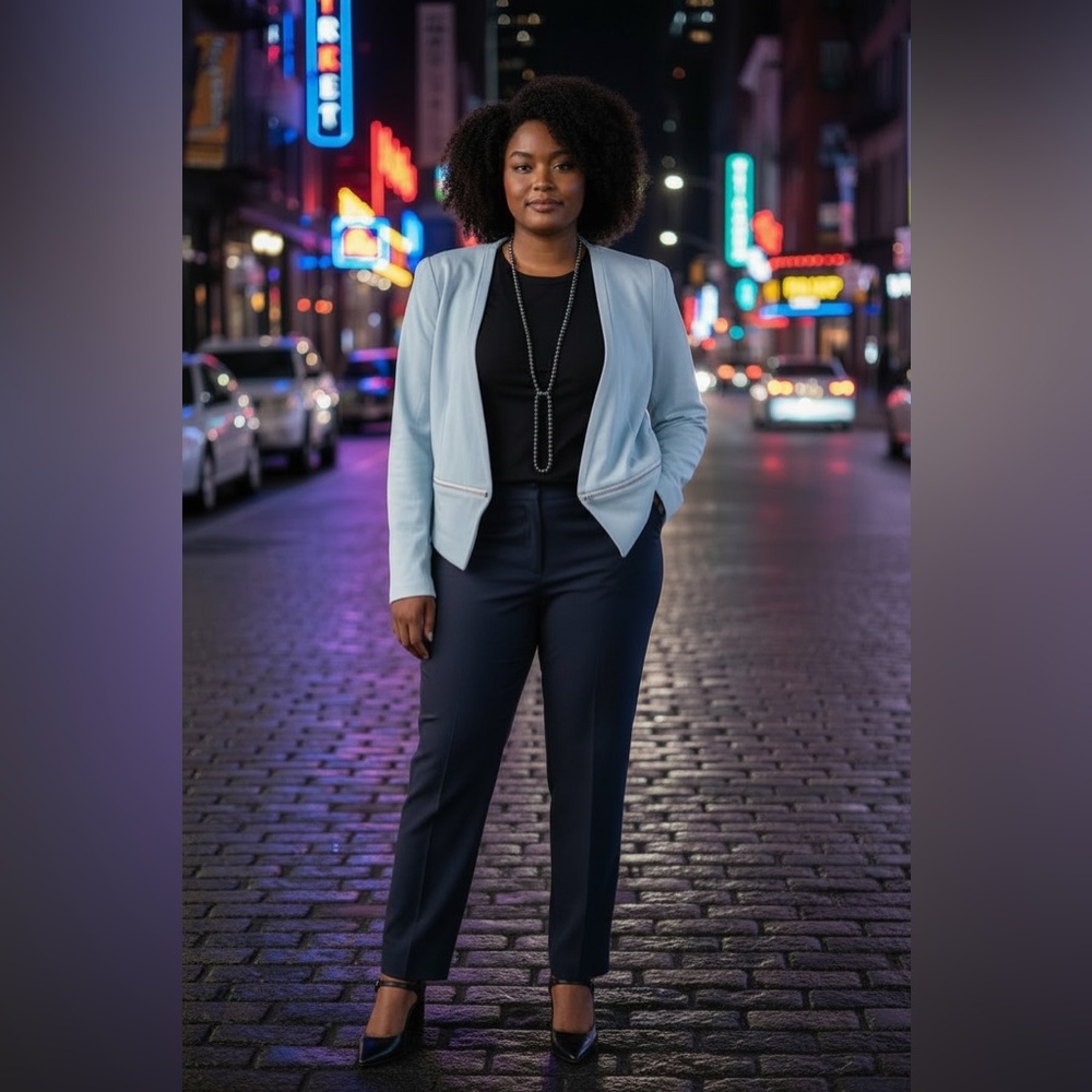 Light Blue Women's Jacket